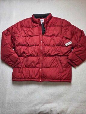 New XXL Tall Old Navy Frost Free puffer coat in Red Spice XXLT